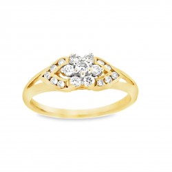 Pre Owned 18ct Diamond Ring ZA120